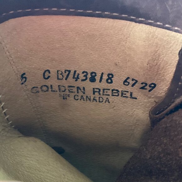 VTG Biltrite Golden Rebel 5 Brown Leather Lace-Up Boots FringeCountry Equestrian - Picture 7 of 14